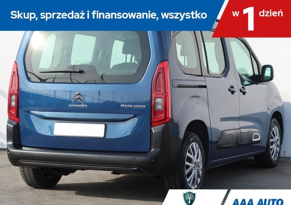 Citroen Berlingo cena 67000 przebieg: 70668, rok produkcji 2019 z Krajenka małe 121